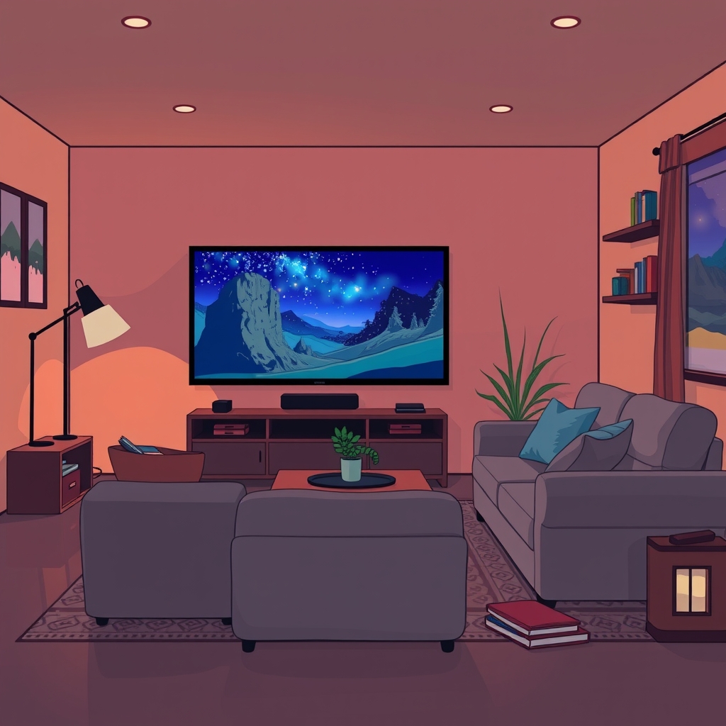 How I Turned My Living Room Into the Ultimate Binge Watching Haven